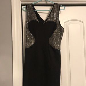 Wow Couture gold label rhinestone dress